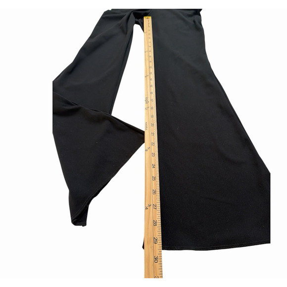 Victoria’s Secret Jumpsuit Womens Small Black Flared Leg Corset Inspired Pull On - Picture 9 of 11